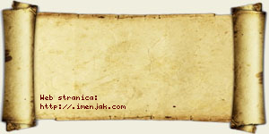 Anđela Vrhovac vizit kartica